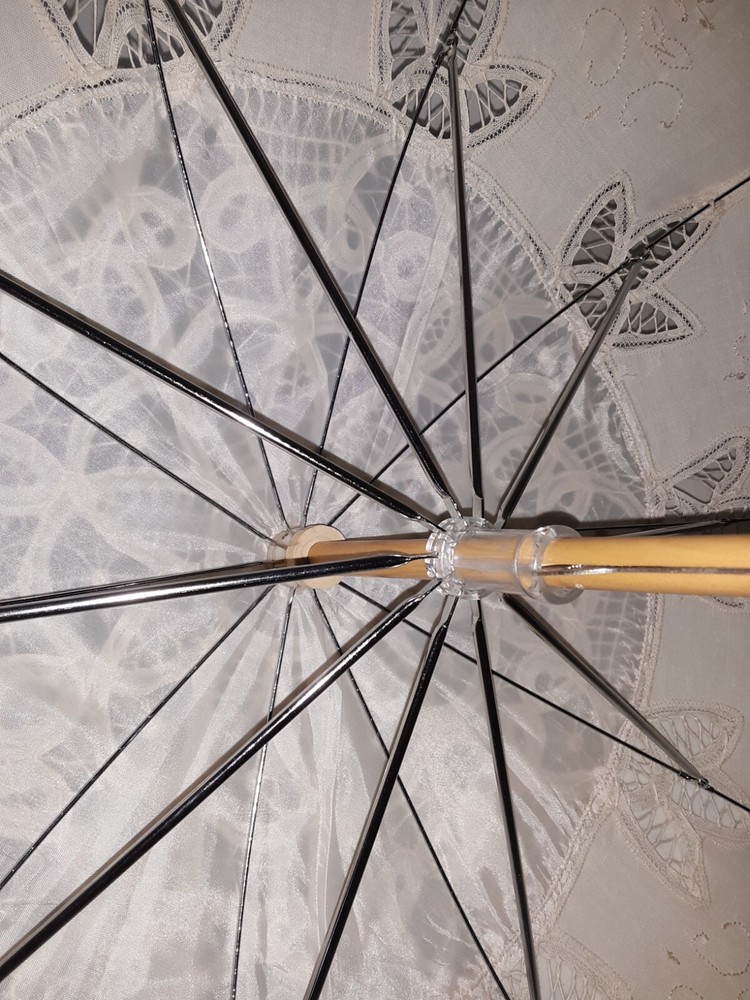 Vintage Parasol Embroidered Lace