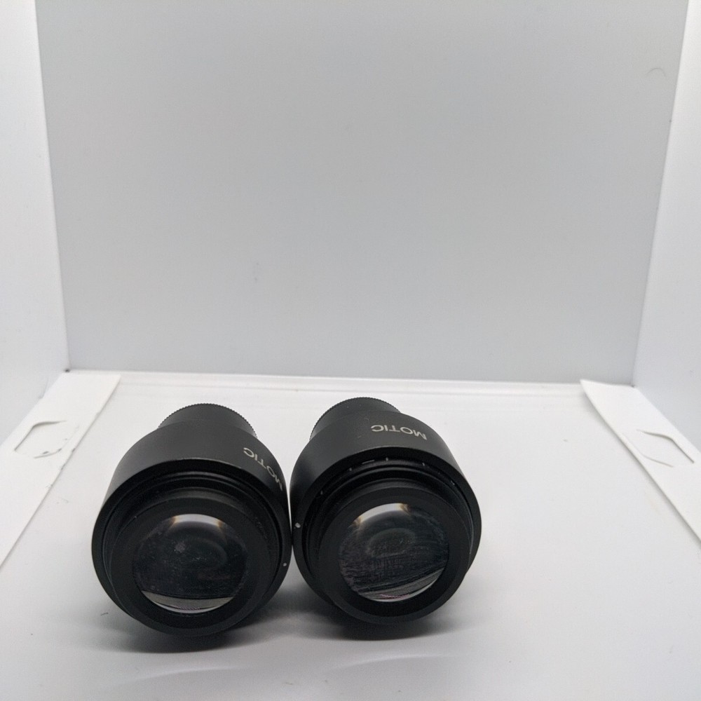 2X Motic BA400 Fluorescence Microscope Binocular Eyepieces [N-WF10X / 22]
