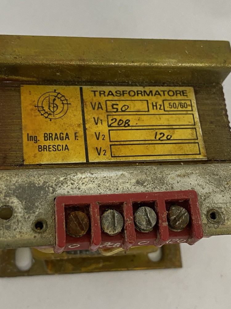 Control Transformer 50VA 50/60HZ 208v