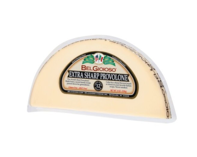 BelGioioso Extra Sharp Provolone Cheese, 8 oz (2 Pack)