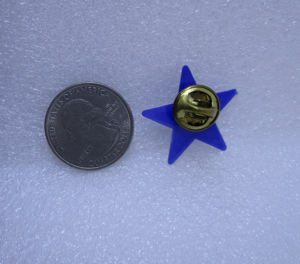 High South Series Blue Star Plastic Pin