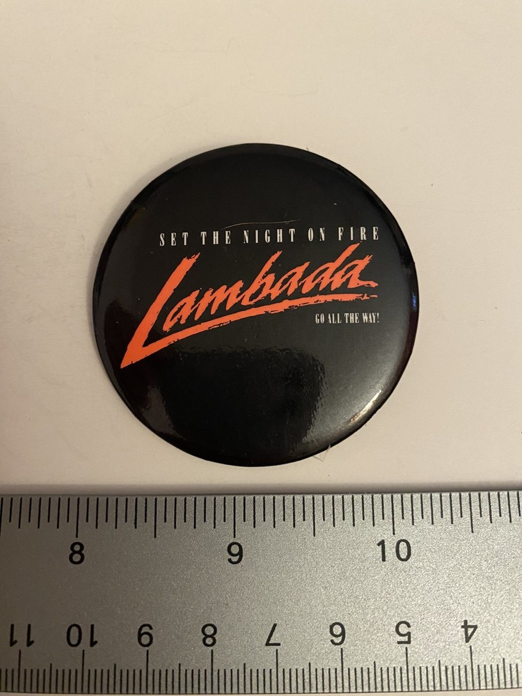 Lambada 1990 Movie Pin Back Button P37