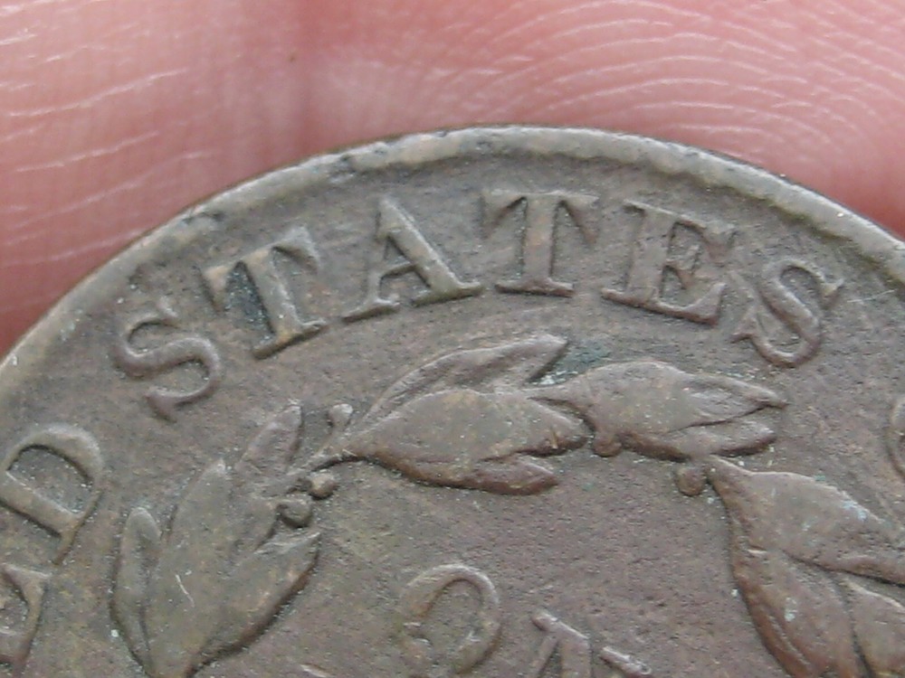 1830 Matron Head Large Cent Penny, Large Letters, Fine Details