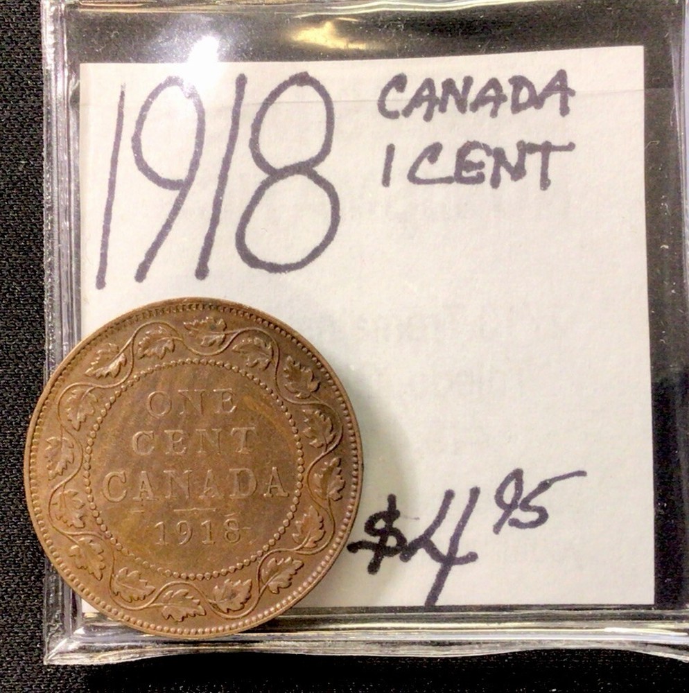 1918 Canada 1 Cent! ENN Coins