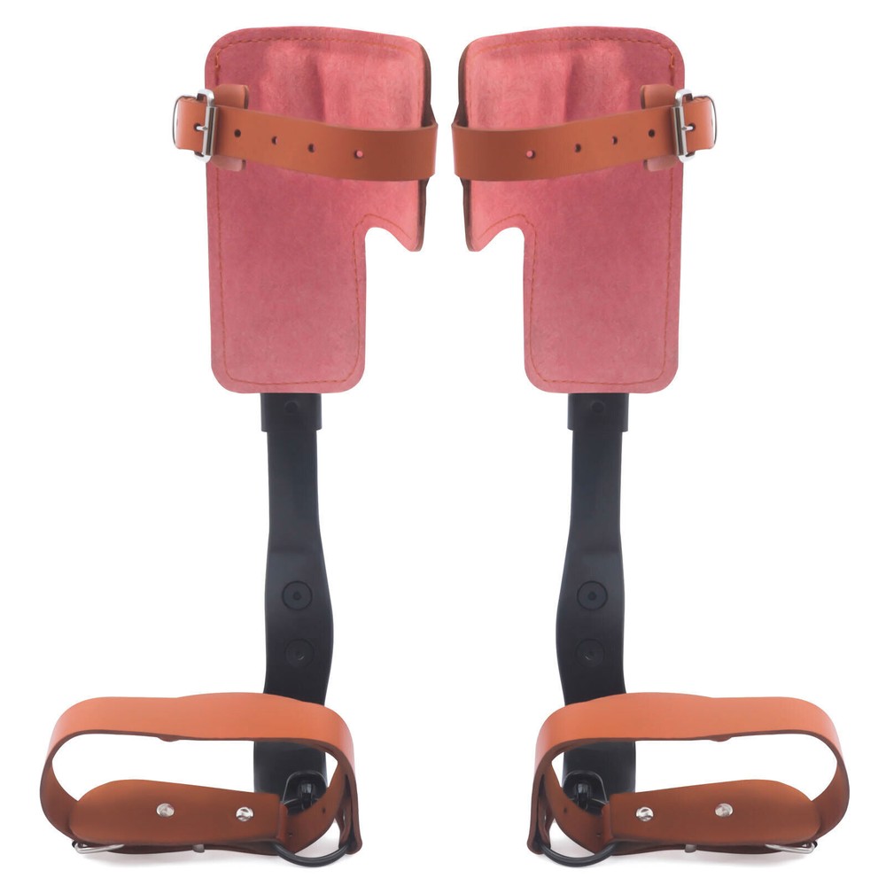 Tree Climbing Spike Kit Pole Climbing Spurs Steel Adjustable Climber Strap Gaffs