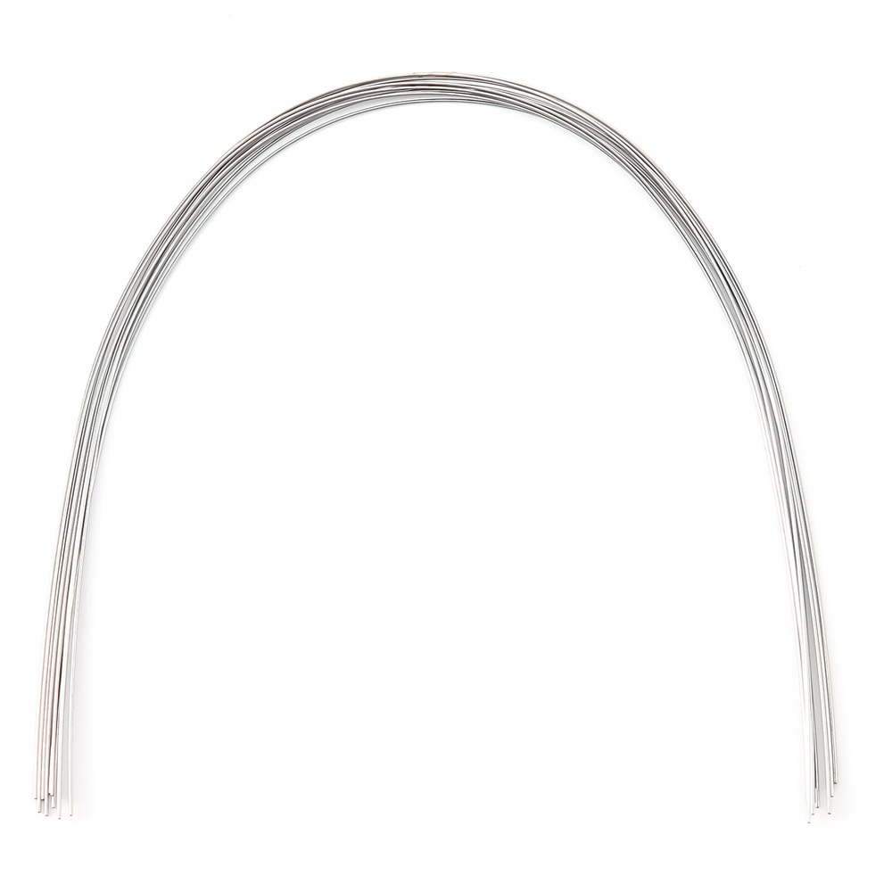 10pcs Orthodontic NiTi Archwire Activated Ovoid Thermal Form Round/Rectangular