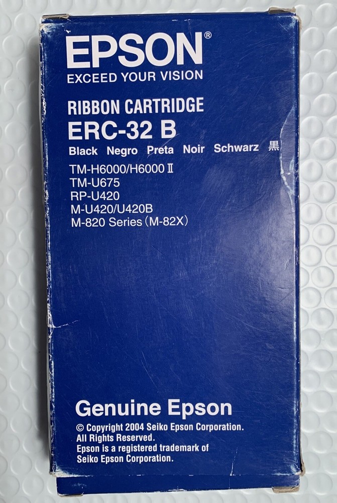 Epson Ribbon Cartridge ERC-32 B Black Genuine