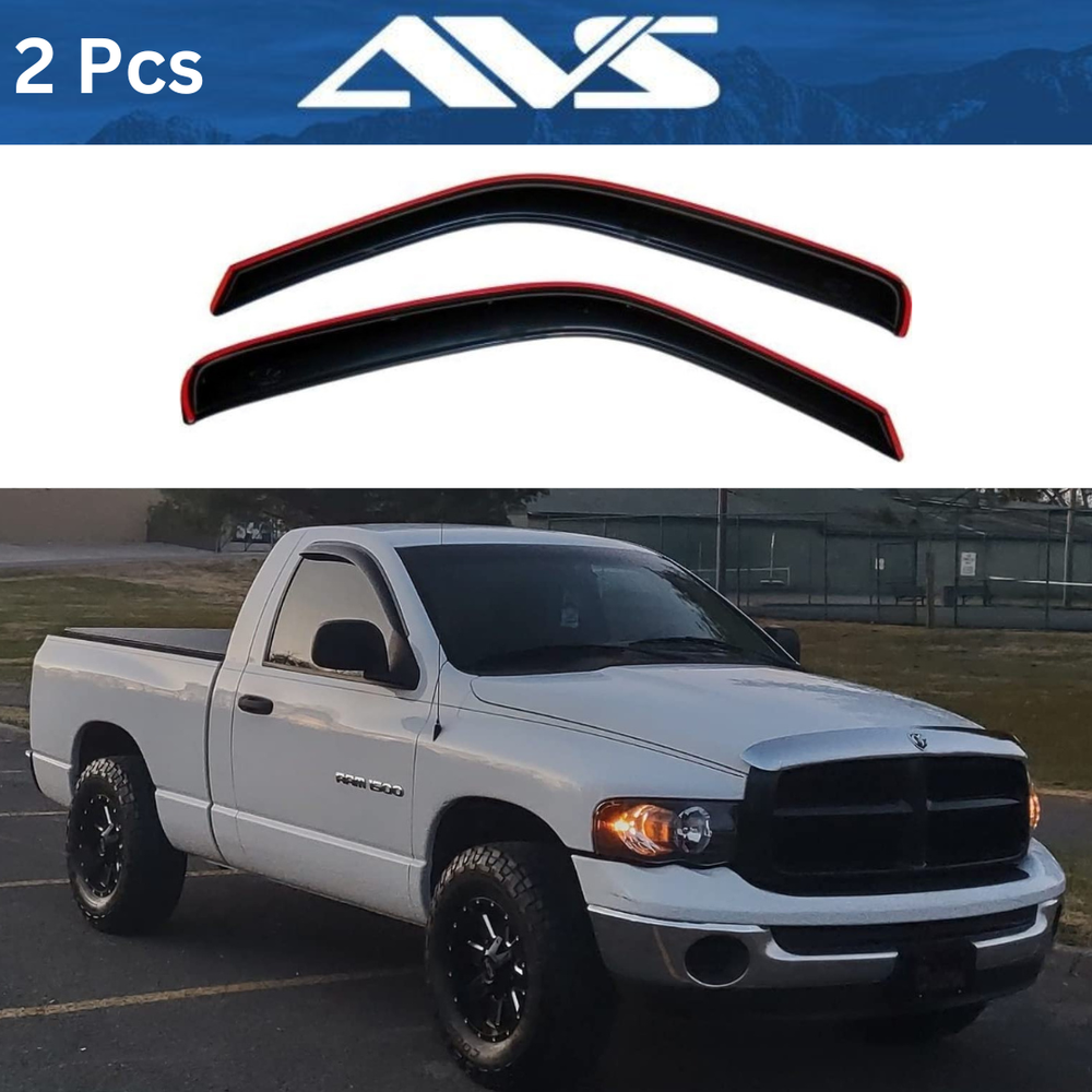 AVS Vent Visors Window Rain Guards For Dodge Ram 1500 Standard Cab 2002-2008