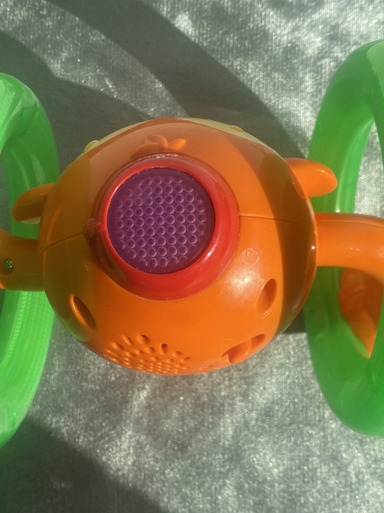Bright Starts Roll & Glow MONKEY Interactive Musical LightUp Rolling Toy Kids II