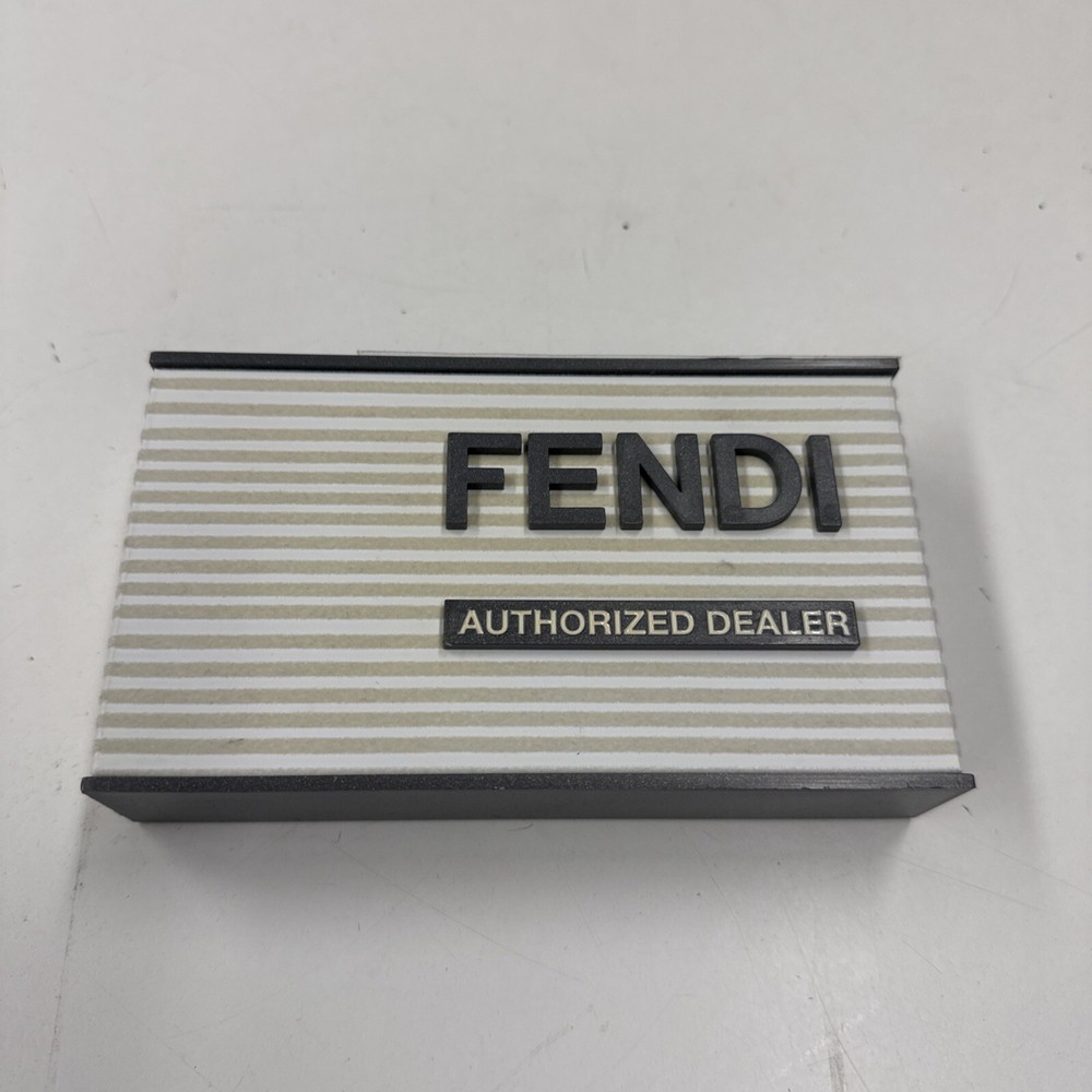 FENDI Display AUTHORIZED DEALER LOGO DISPLAY STAND SHOWCASE