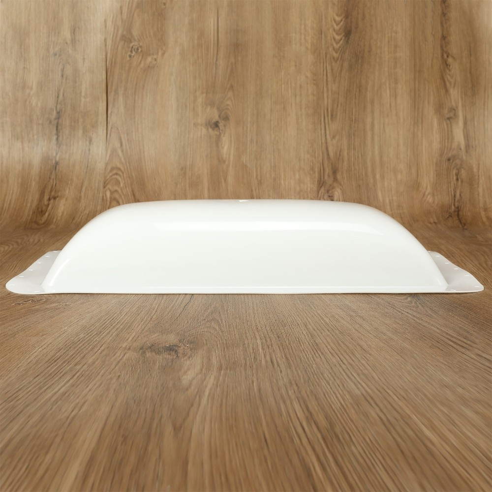 Plastic White RV Roof Skylight Cover For Camper Skylight Food Truck Skylight