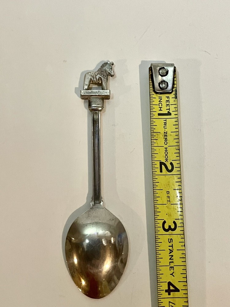 Vintage M100 Silverplate Spoon - Sweden Horse