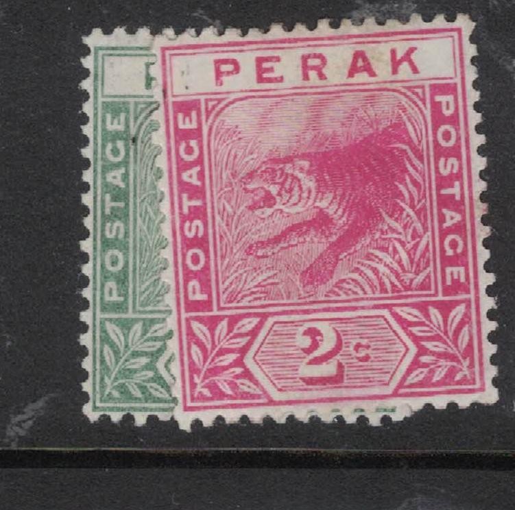 Malaya Perak SG 61-2 MOG (3fyl)