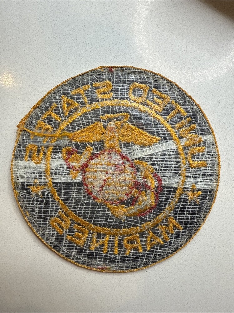 USMC Marines Squadron Patch: USMC Flag Patch, Eagle Globe Anchor EGA