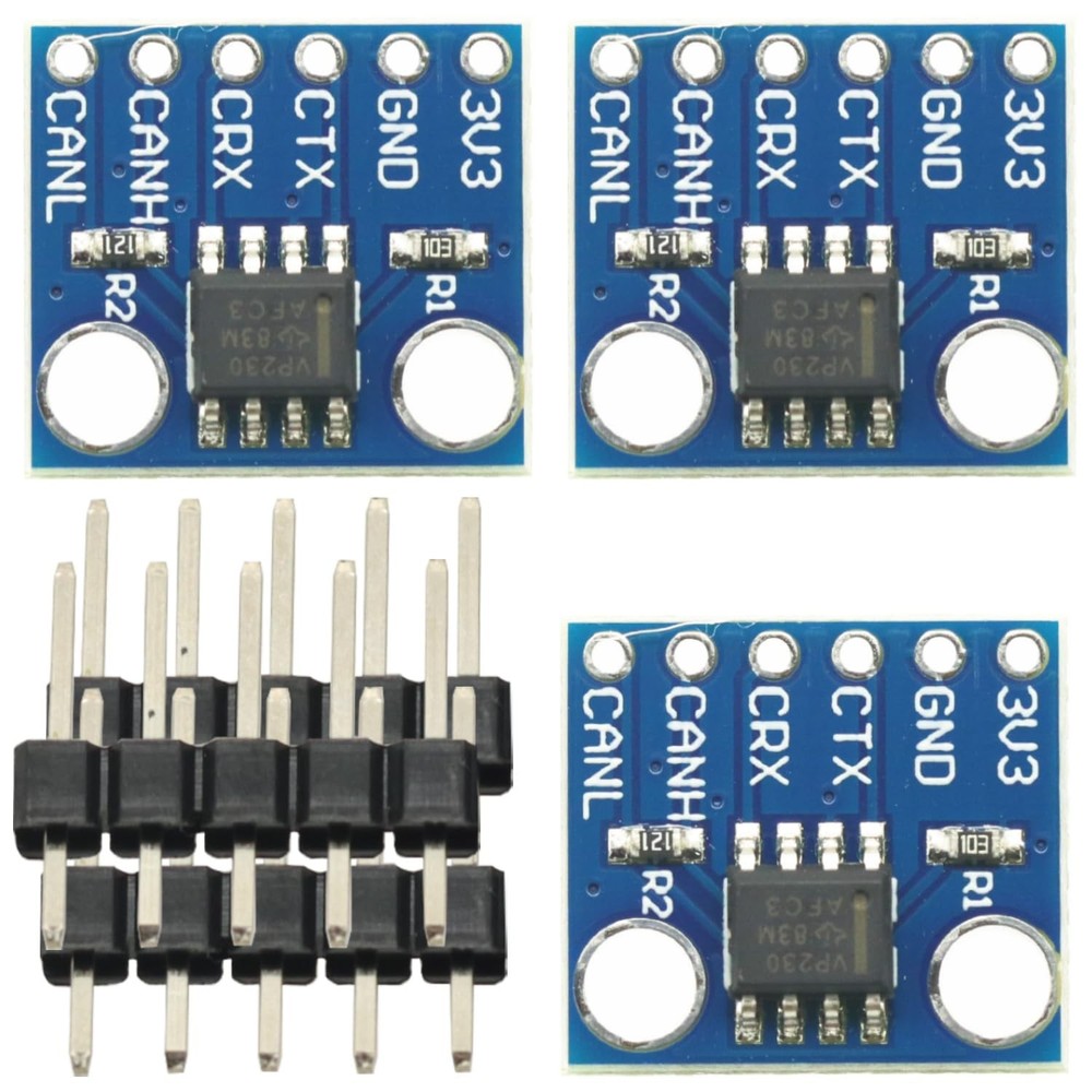 3 Pcs CAN Bus Transceiver Module SN65HVD230 for Arduino Projects