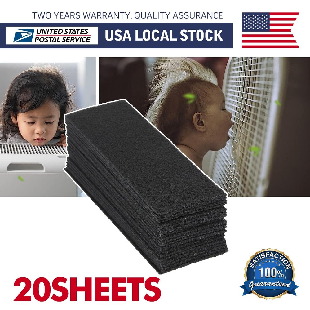 20Sheets 10" x 4" Easy Replaceable Cat Litter Box Filters for Daily Use