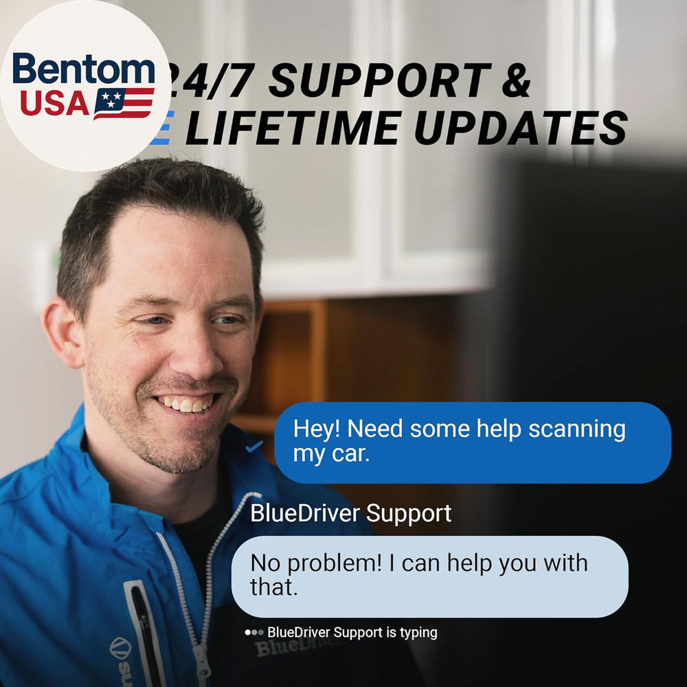 Bluetooth Pro OBDII Scan Tool for Iphone & Android - No Subscription Fee - OBD2