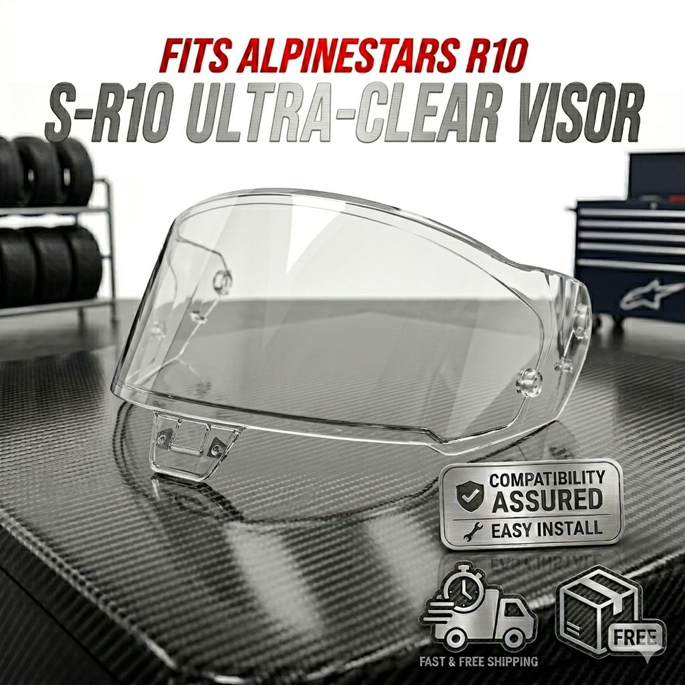 Replacement Shield for Alpinestars Supertech S-R10 Helmet Visor Face Shield