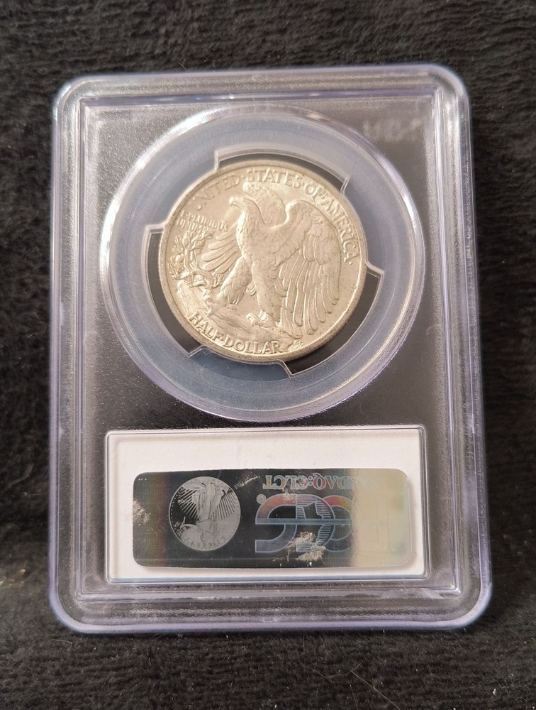 1941-S Walking Liberty Half PCGS MS62 Nice Luster Slight Edge Toning
