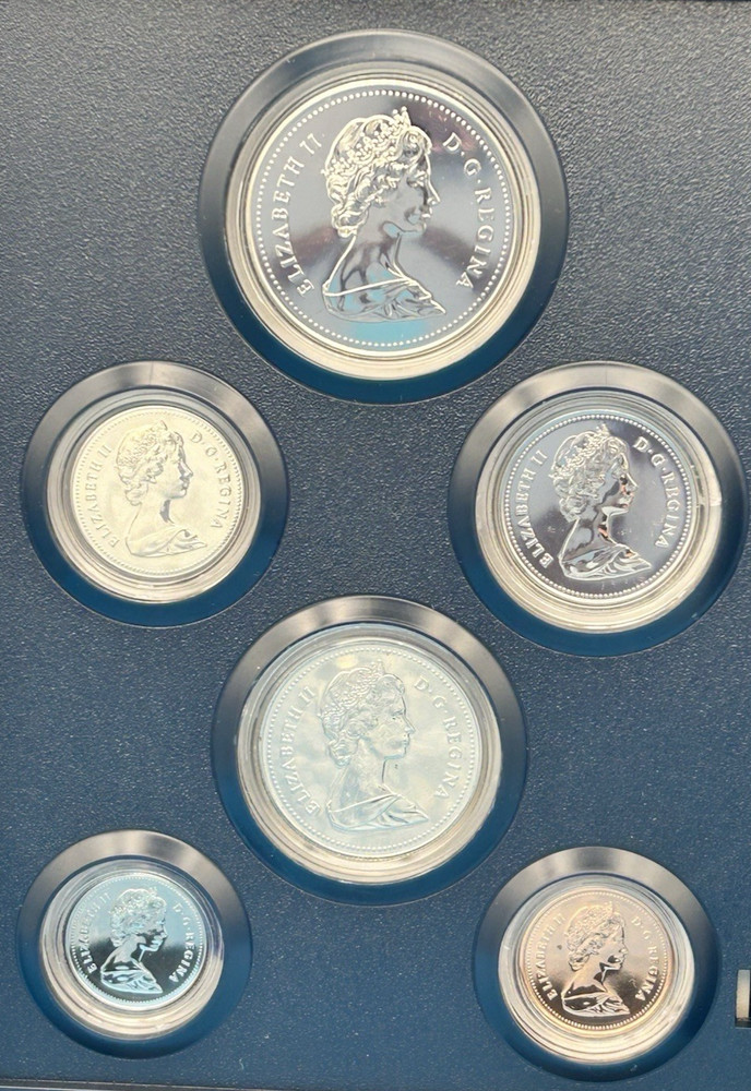 1986 RCM Specimen Set - 6 coins