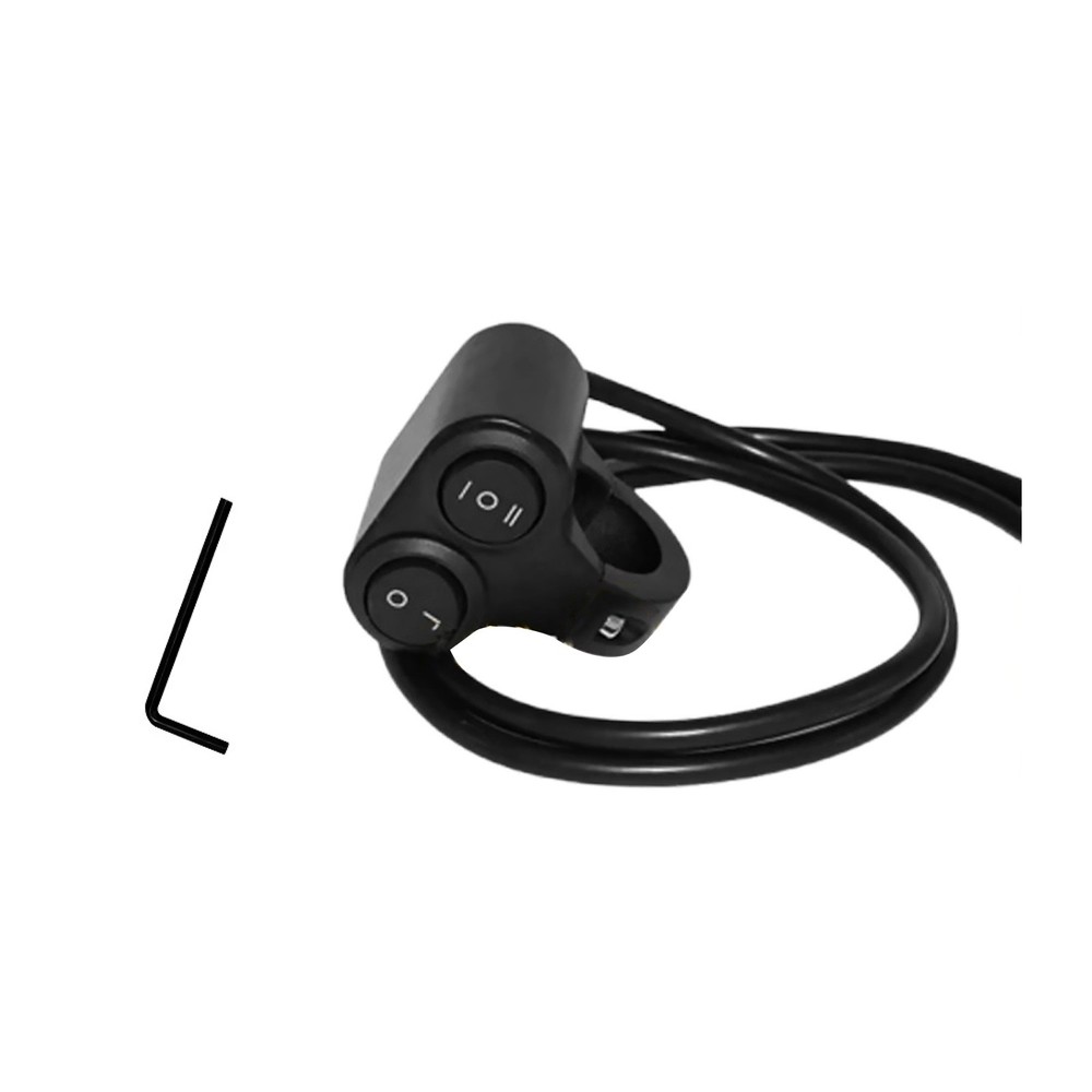Motorcycle Handlebar 7/8" Dual Button On Off Switch For Headlight Spot Light New