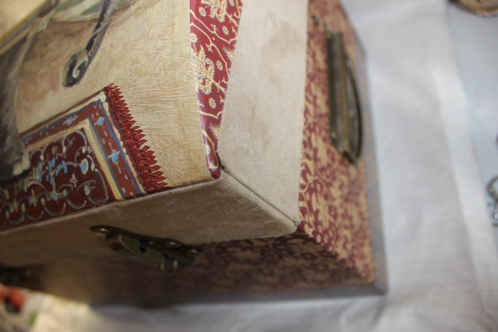 Elephant wooden llike Chest