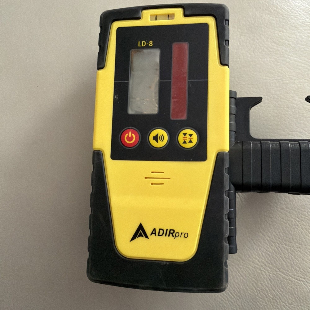 AdirPro Rotary Laser Detector With Built In Bubble Level And Clamp