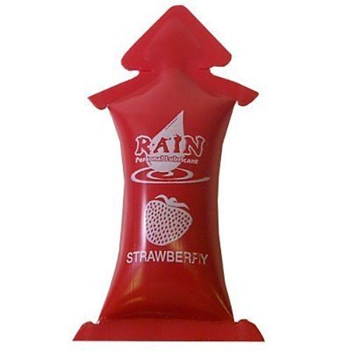 Rain Strawberry Flavored Pillow Lubricant 10 ml - 8-Pack