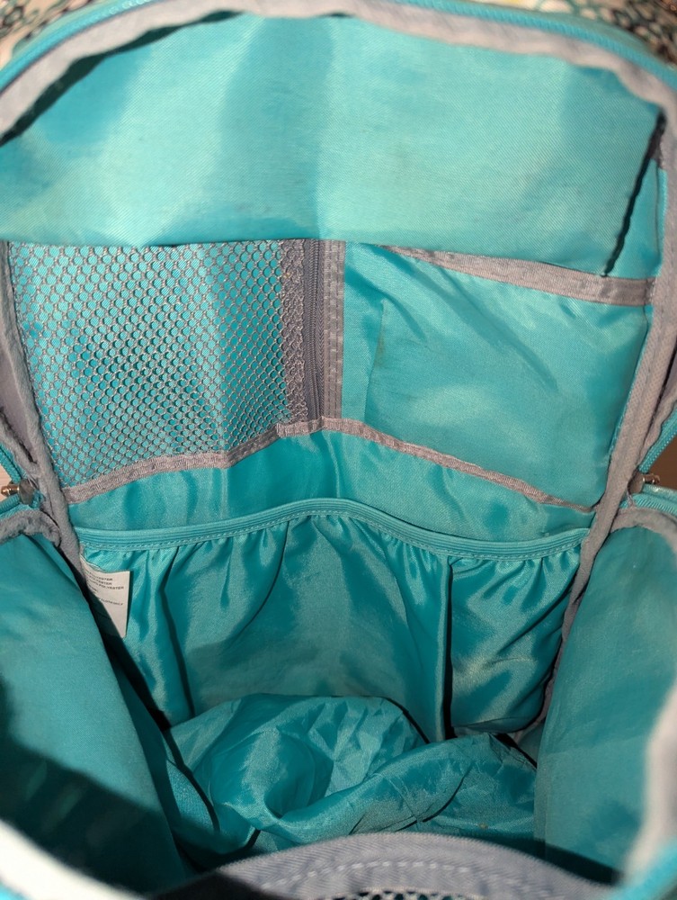 Fuel Gray Aqua Multi-Pocket XL School Backpack