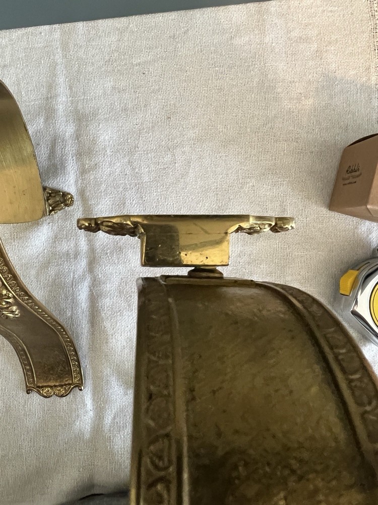 Vintage Brass Ornate Drapery/curtain tie backs
