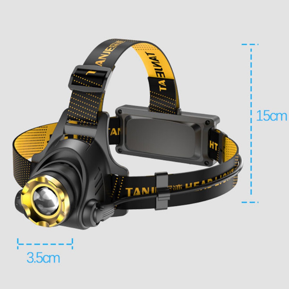Brightness LED Headlight Headlamp Head Torch Flashlight Work Light Camping Lamp