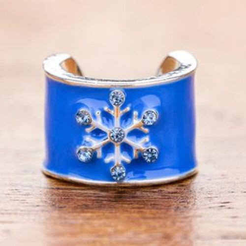 CharMED Stackable Personalize Stethoscope Bling Charm | Snowflake