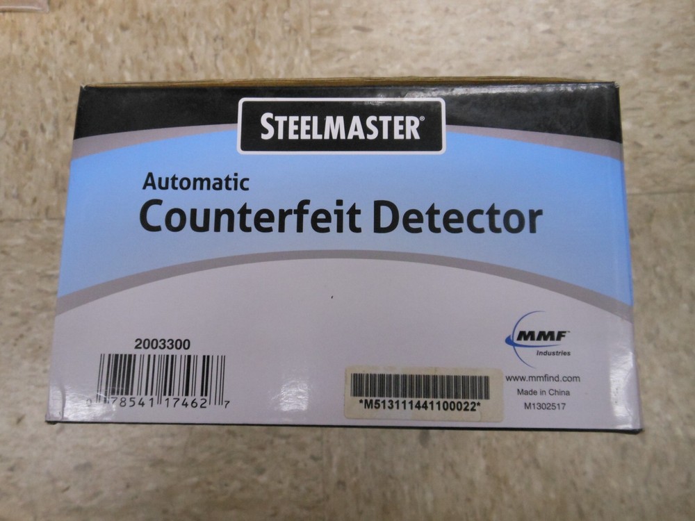 Steelmaster. 2003300 Automatic Counterfeit Detector - NEW