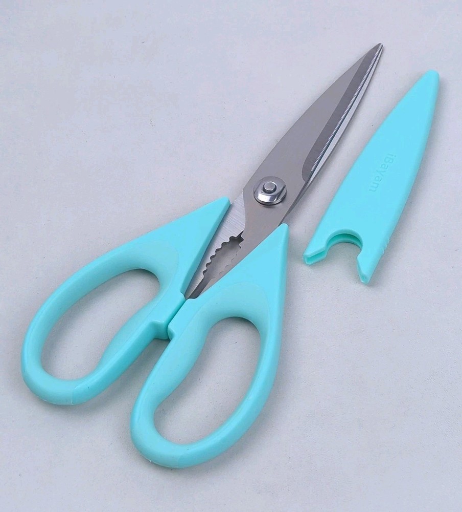 Premium Multi-Purpose Kitchen Shears / Scissors, Heavy Duty, Soft-Grip Handle