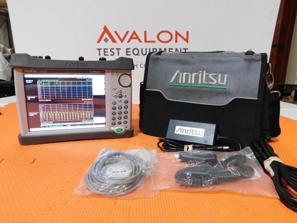 ANRITSU S362E Site Master Cable & Antenna Analyzer w/ Spec. An., 2MHz – 6GHz
