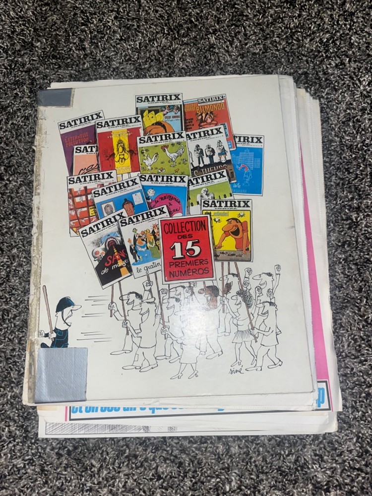 SATIRIX French Comics 1970’s Era.