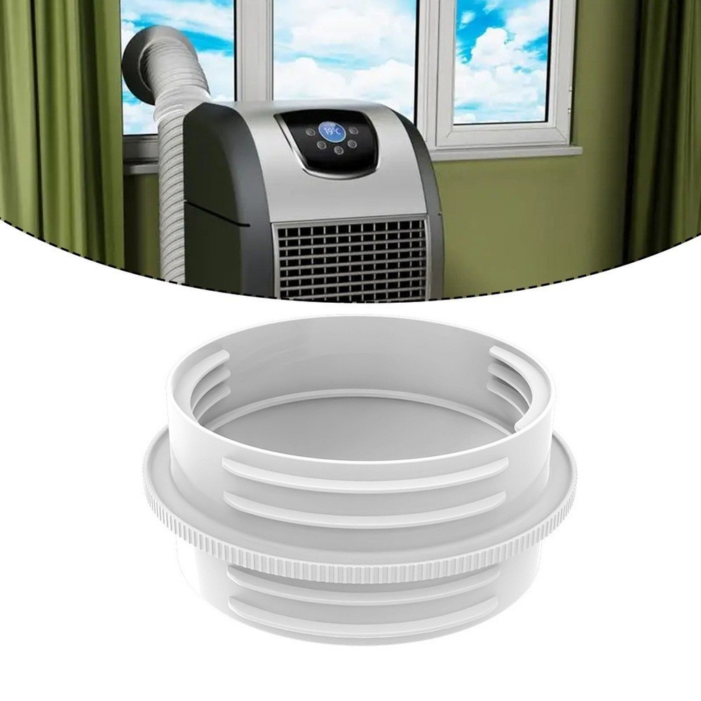 Secure Connection for Maximum Efficiency Portable AC Exhaust Hose Connector