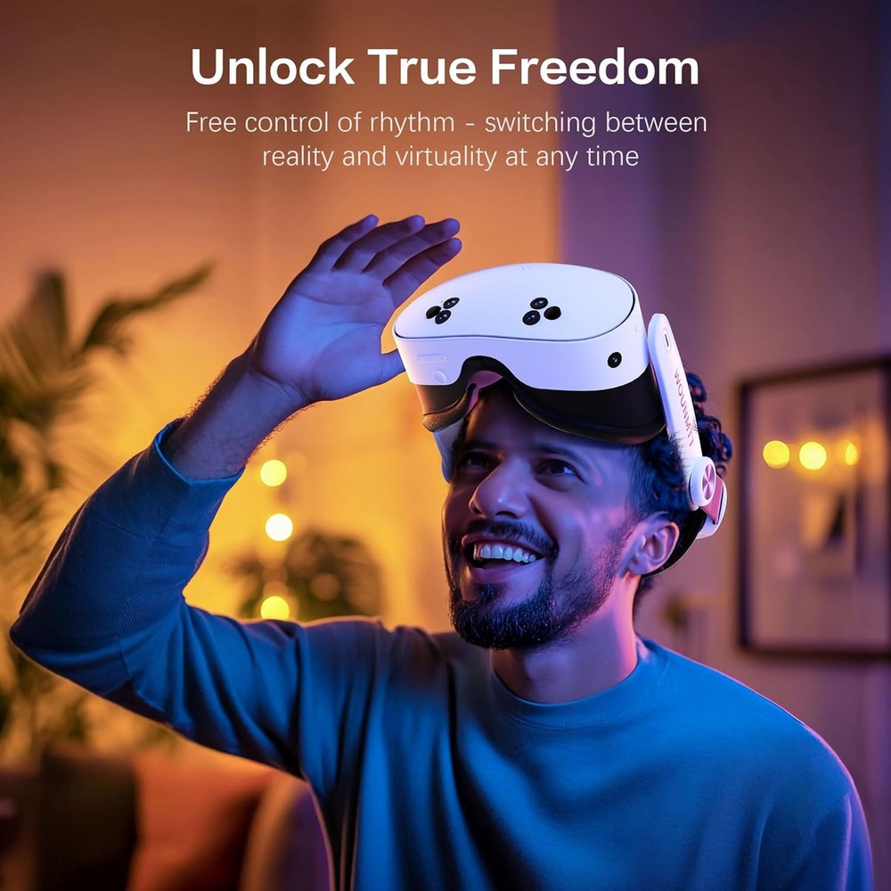 For Meta Oculus Quest 3/3S - Adjustable Replacement VR Headset Strap Accessories