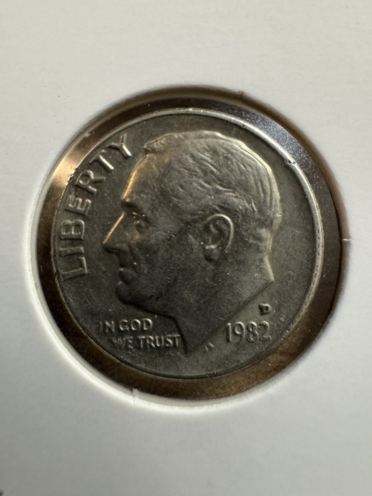 1982 D Rosevelt Dime