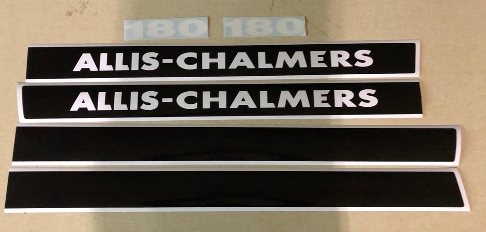 Allis Chamler 180 hood decals