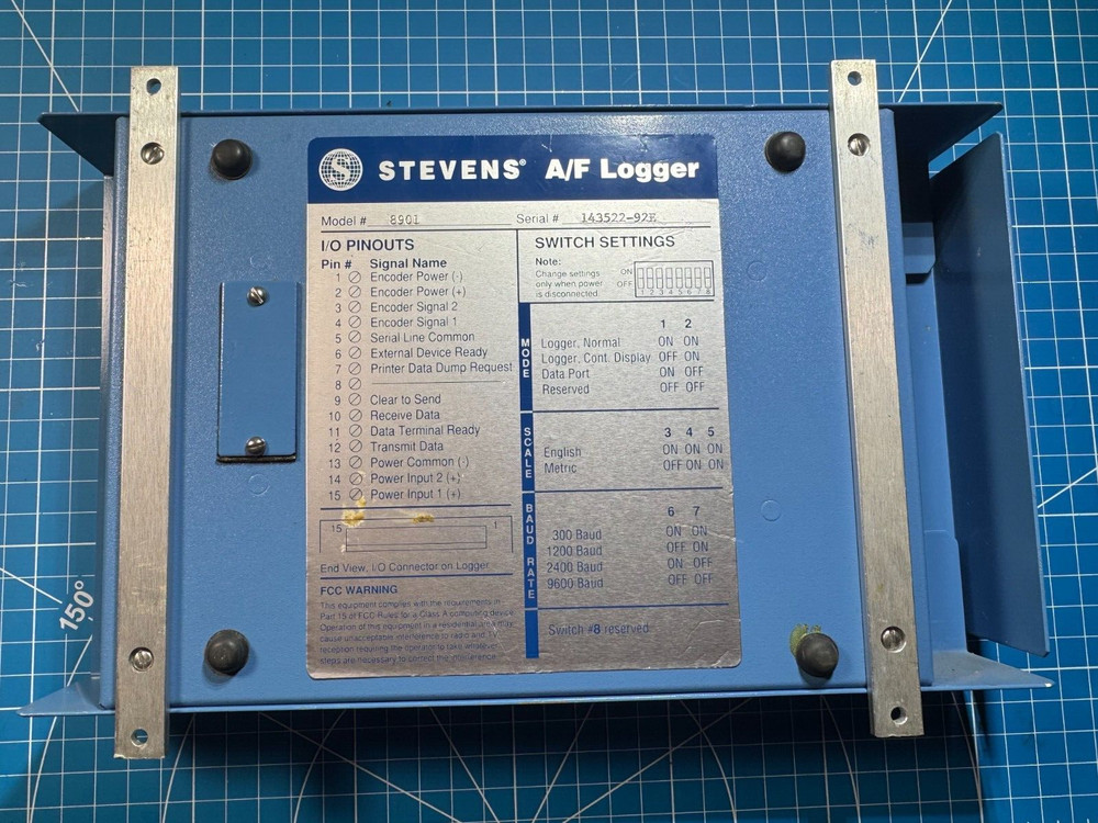 Stevens A/F Logger Model 8901 I/O Board – Industrial Data Acquisition Module
