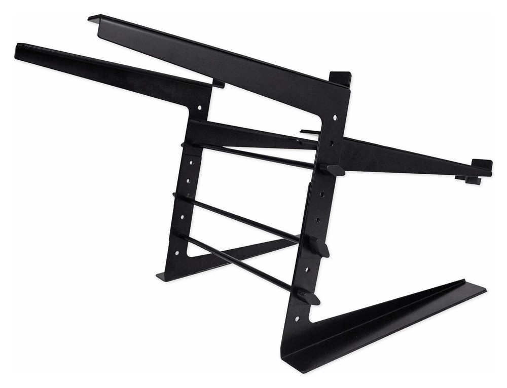 Rockville Dual Shelf Laptop+Controller Stand for M-Audio Code 49 Keyboard