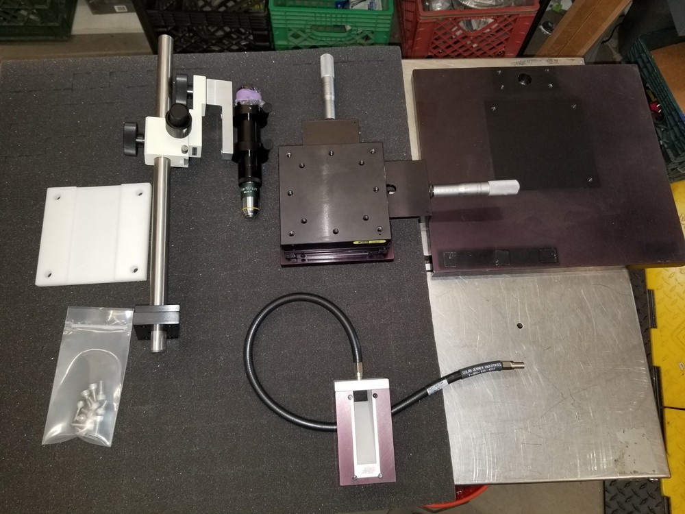 Parker Hannifin Linear Optical Stage + Mount + Light Stage + Microscope Rig ETC