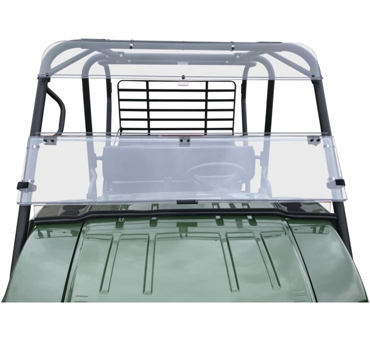 QB Windbreak Half Folding Windshield for Can Am Commander 1000 4x4 11-20