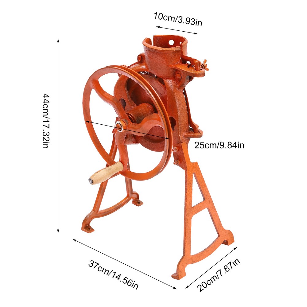 Hand Corn Sheller, Crank Thresher Stripping Machine, Manual Farm Stripper Tool