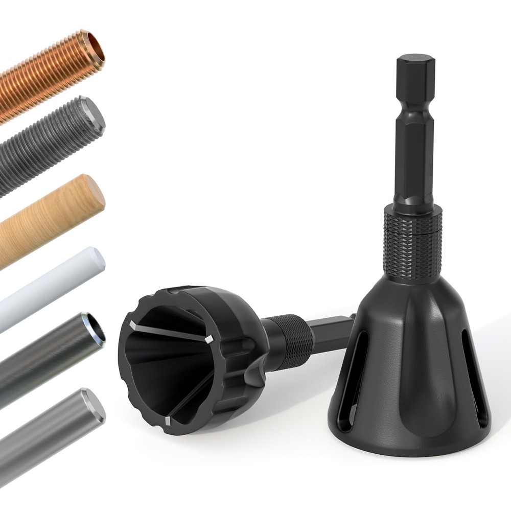 Deburring External Chamfer Tool with Tungsten Carbide Blade, Bolt Thread Repa...