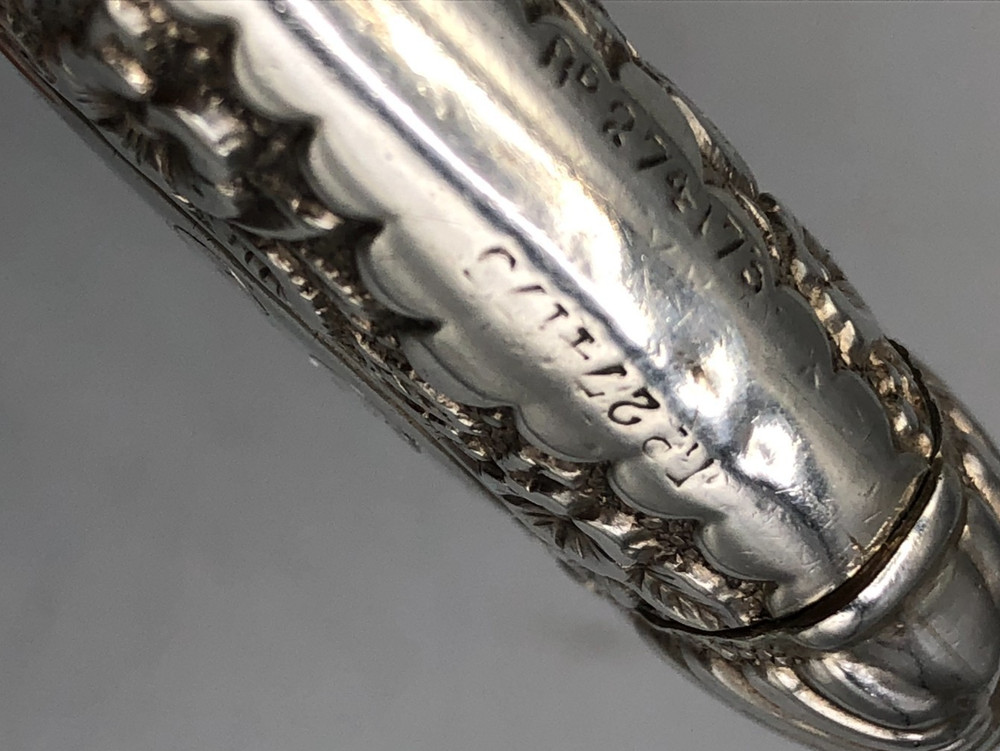 Antique Sterling Silver hinged Vesta Match Case 1.5" x 2.25"