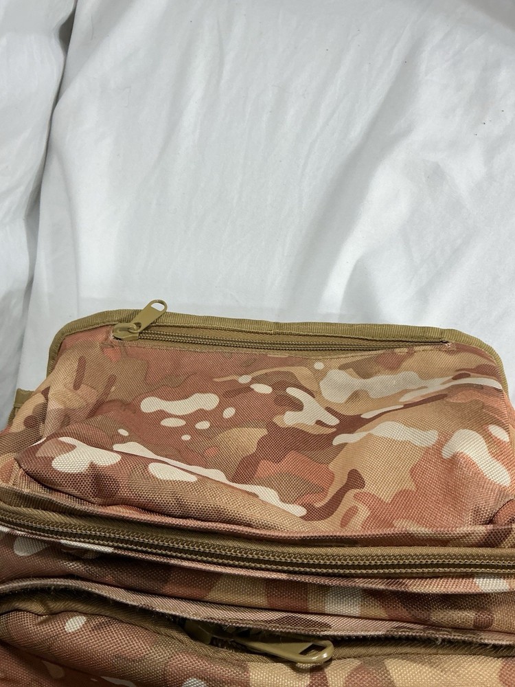 XL Camo Tactical Backpack With Rifle Storage Pouch