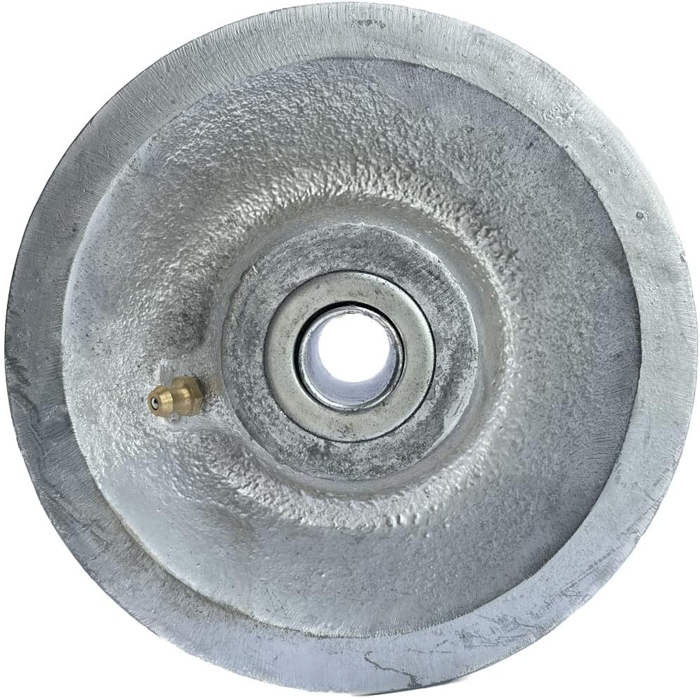 2 Pcs Replacement Chain Link Gate U-Groove Pipe Wheels Galvanized Steel Rolling