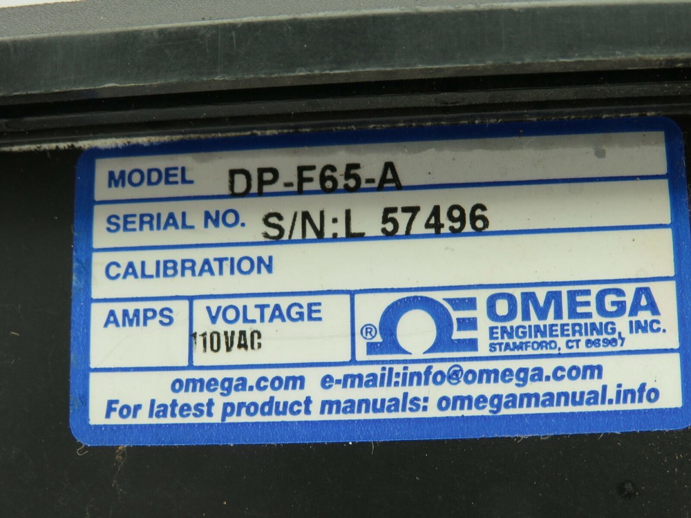 Omega DP-F65-A Ratemeter Totalizer CPU Display Module 110V